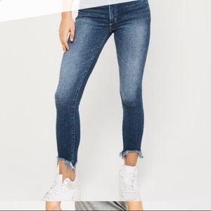 Abercrombie high rise ankle jeans